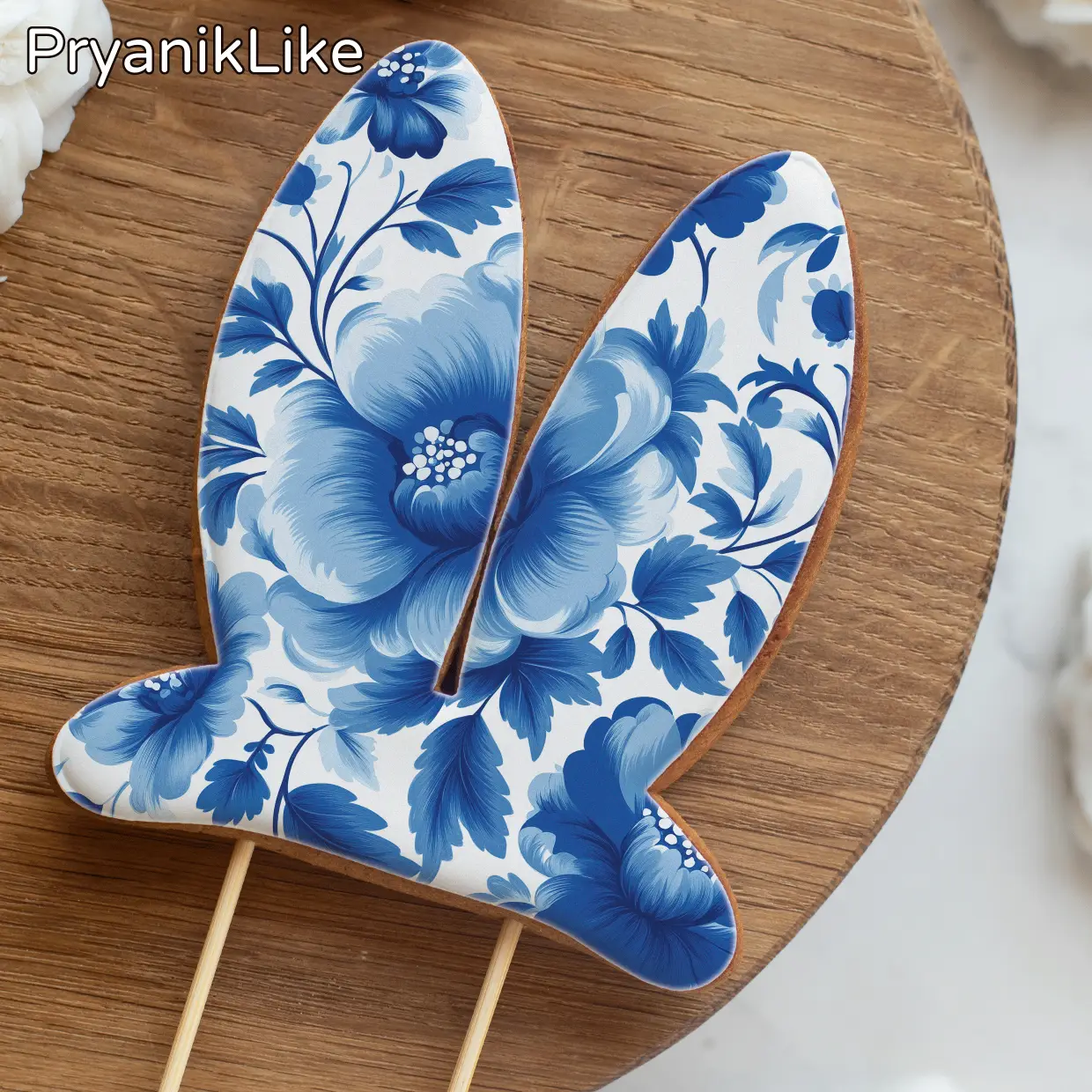 Ушки на пасху (паттерны и гжель)